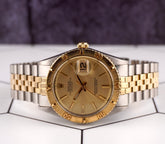 Rolex 36mm Datejust Turnograph Steel Yellow Gold Vintage Watch 1625